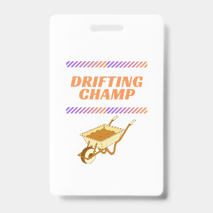 drift champion ID badge