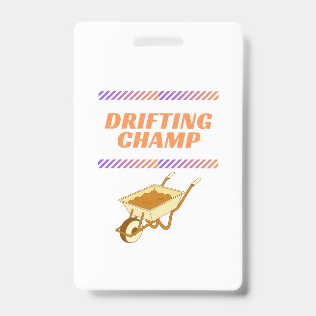 drift champion ID badge (Front)