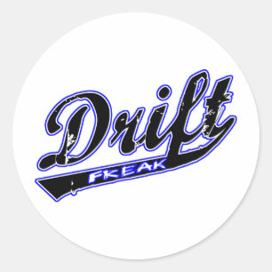 Drift Freak Classic Round Sticker
