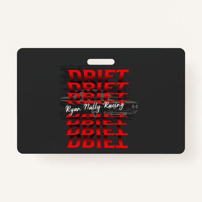 "DRIFT" ID BADGE (Front)