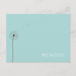 drift:  moving announcement postcard