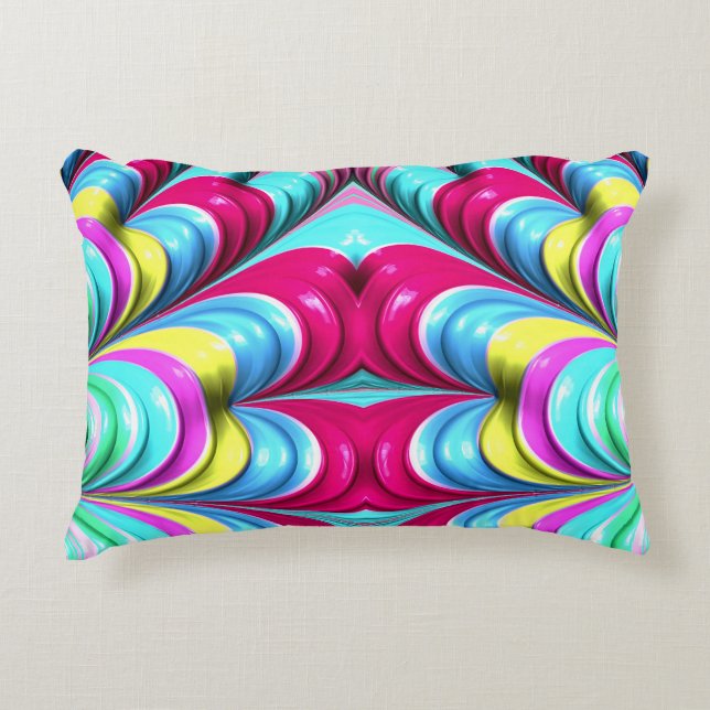 ~DRIFTING AWAY ~ Fractal Design ~  Decorative Cushion (Front)