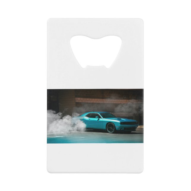 Drifting Blue Muscle Car (Front)