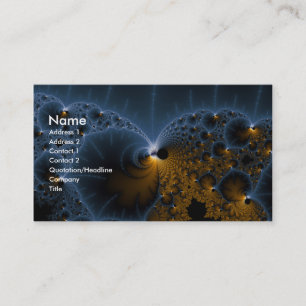 Drifting Jellies - Fractal Art Business Card