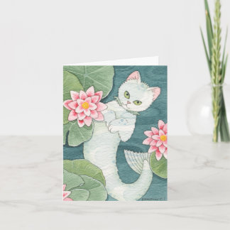 Drifting mercat notecard