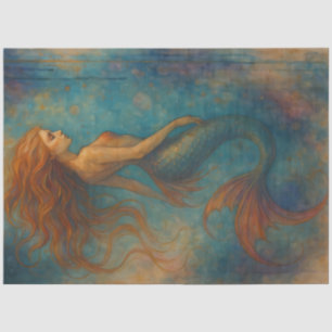 Drifting Siren – Flowing Tail Mermaid Fantasy Tissue Paper