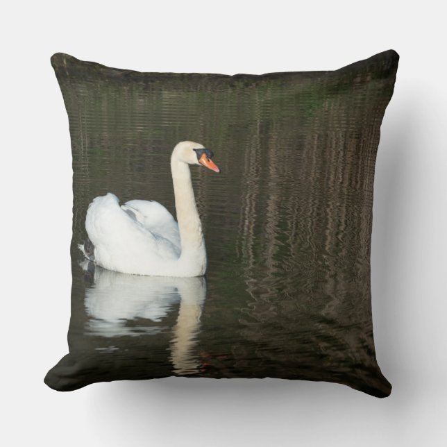 Drifting Swan Cushion (Front)