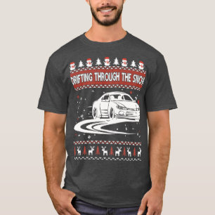 Drifting Through The Snow Ugly Christmas Sweater