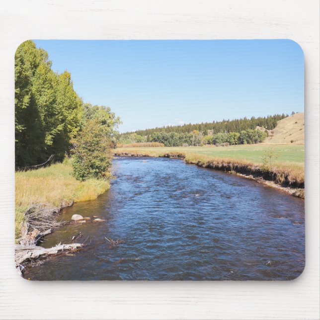 Drifting with the River Mouse Pad (Front)