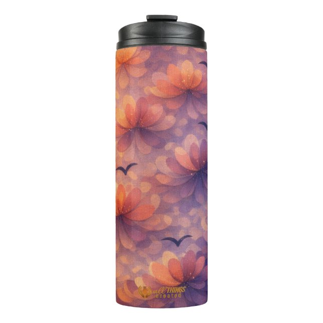 Driftlight Bloom Thermal Tumbler (Front)