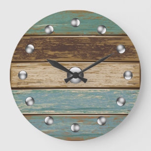 Driftwood 3 Wall Clock