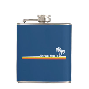 Driftwood Beach Georgia Hip Flask