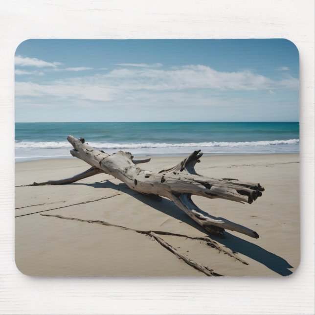 Driftwood Beach Mouse Pad (Front)