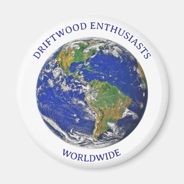 DRIFTWOOD ENTHUSIASTS WORLDWIDE MAGNET (Front)