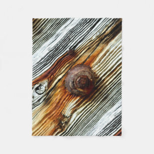 driftwood grey boards Thunder_Cove Fleece Blanket