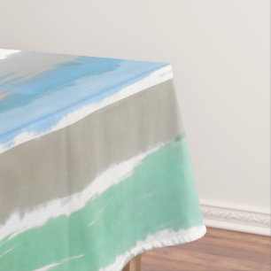 Driftwood Grey Watercolor 60" x 84" Tablecloth