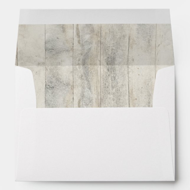 driftwood old nautical beach wedding envelopes (Back (Bottom))