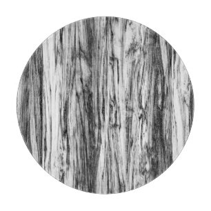Driftwood pattern - black, white and grey cutting board