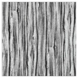 Driftwood pattern - black, white and grey fabric