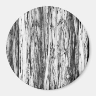 Driftwood pattern - black, white and grey magnet