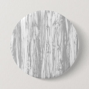 Driftwood pattern - grey / grey and white 7.5 cm round badge