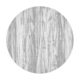 Driftwood pattern - grey / grey and white cutting board