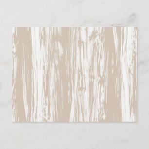 Driftwood pattern - taupe tan and white postcard