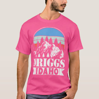 Driggs Idaho Outdoors Adventure Skiing Hiking Moun T-Shirt