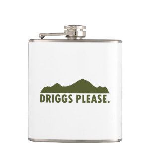 Driggs Idaho Please Hip Flask