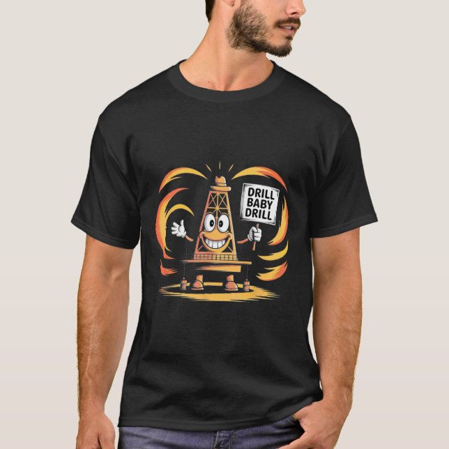 Drill Ba Trump Funny Meme Hhh  T-Shirt (Front)