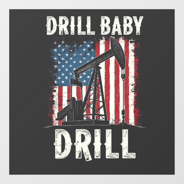 Drill Baby Drill American Trump Energy Economy  (Sheet)