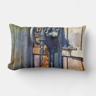 Drill Press in Shop Lumbar Cushion