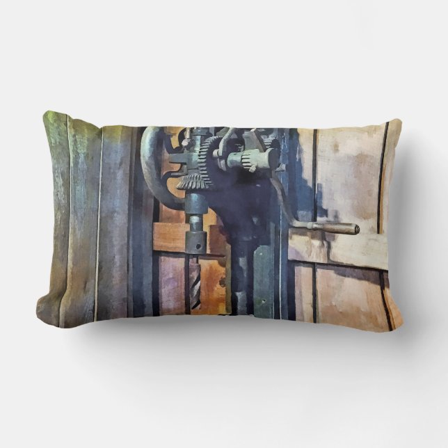 Drill Press in Shop Lumbar Cushion (Front)