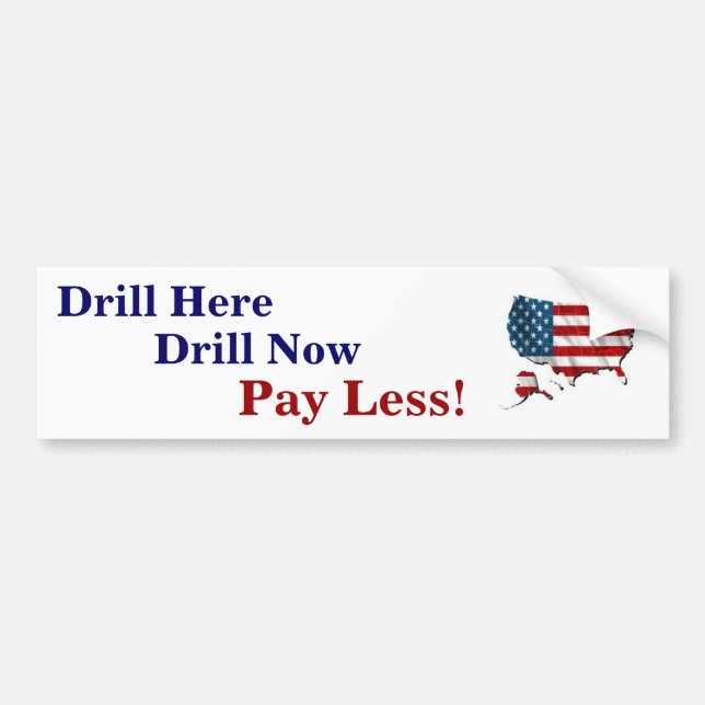Drill USA Bumper Sticker (Front)