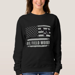 Drilling Engineer Pumpjack Oil Well for Oil Rig Wo Sweatshirt