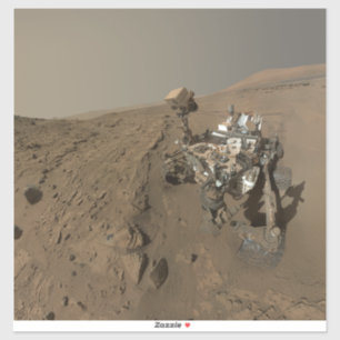 Drilling Mars Curiosity Red Martian Landscape