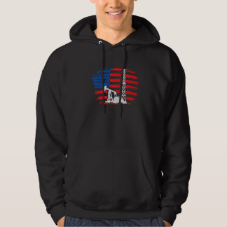 Drilling Rig America I Oil Drilling Rig Oil Produc Hoodie
