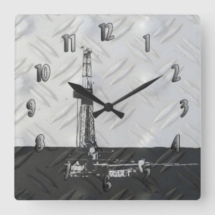Drilling Rig Clock (with numbers)