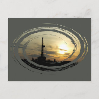 Drilling Rig Postcard