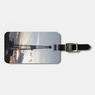 Drilling Rig Sunset Luggage Tag