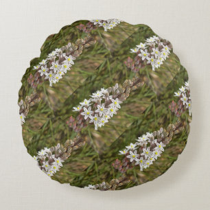 Drimia Maritima Or Island Onion Art Round Cushion