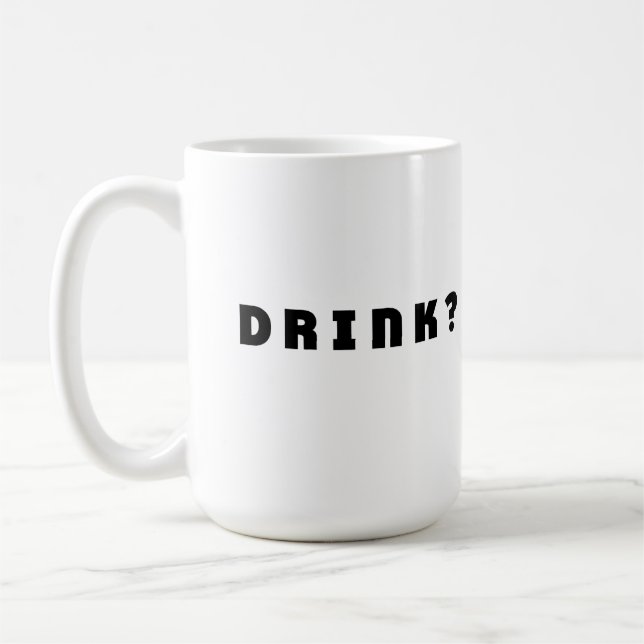Drink alcohol coffee mug (Left)