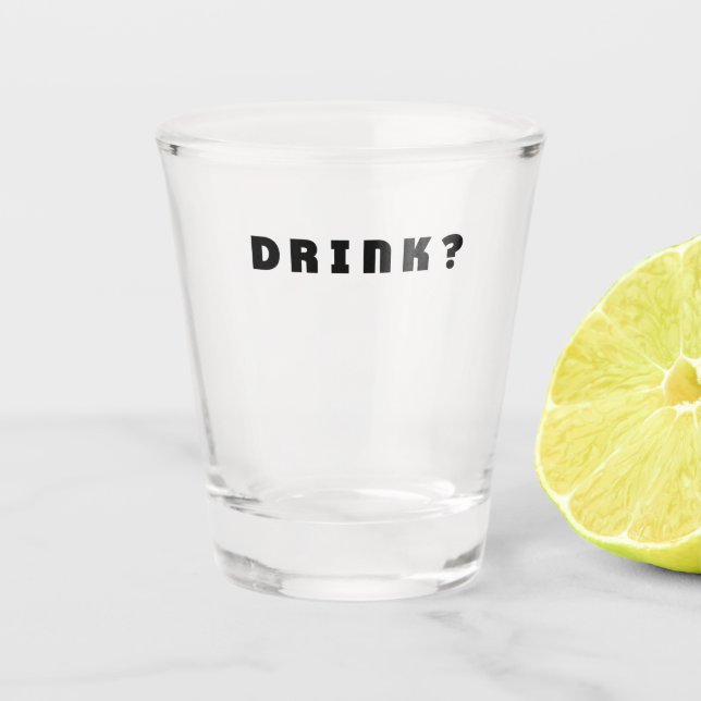 Drink alcohol shot glass (Front)