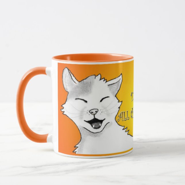 Drink ALL the Coffee! Cat. Mug (Left)