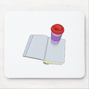 Drink and Write Mouse Pad