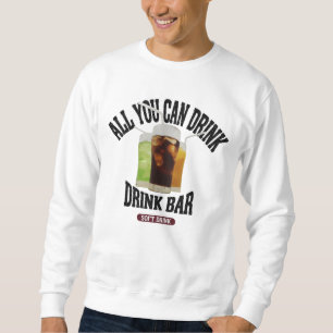 Drink bar (vintage style) sweatshirt