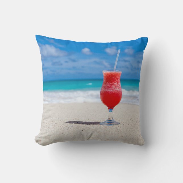 Drink + Beach = Perfection  Cushion (Front)