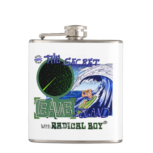Drink Cant "Te Avae Collection" By Radical Boy® Hip Flask (Front)