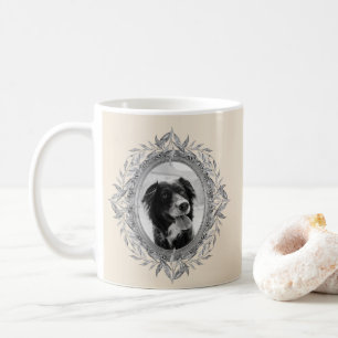 Drink Coffee Be Merry Festive Silver Frame Photo Mug