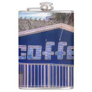 Drink COFFEE sleep later Hip Flask